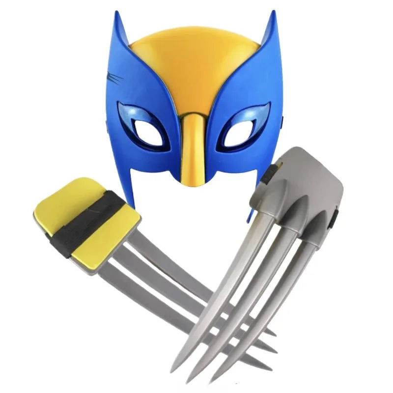 Brinquedo Máscara do Wolverine Máscara de Halloween para Crianças Adereço Cosplay e Decoração de Festa Temática Acessório