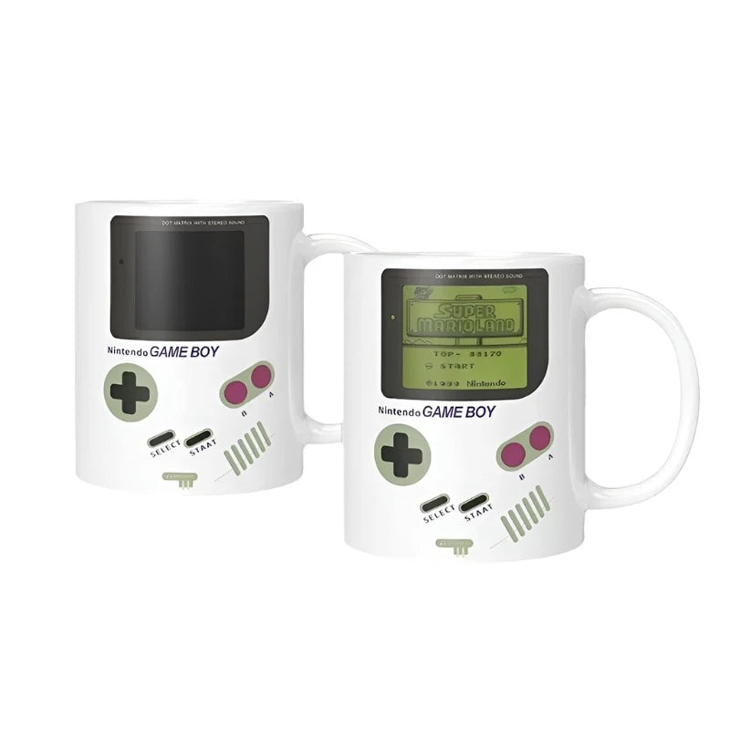 Caneca de Café Console de Jogos Game Caneca Cerâmica Termocrômica Copos de água Copos 400ml - Megalonania