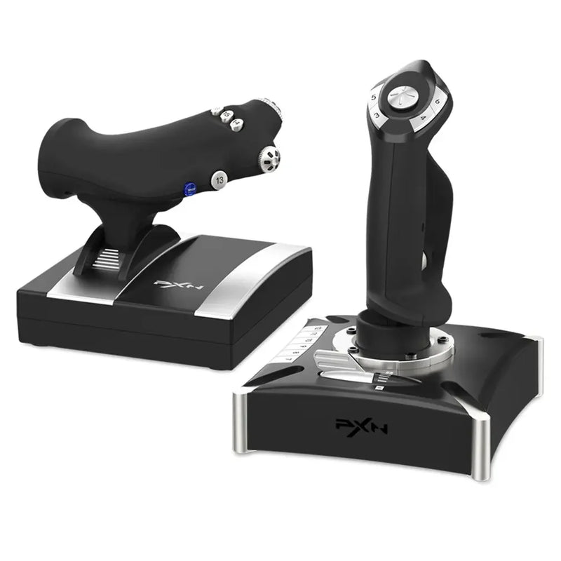 Manche PXN-2119II PRO Flight Simulator 2021 Gamepad Controlador de Vibração e Joystick para PC e PS4 Acessório Game Presente Adulto Criança