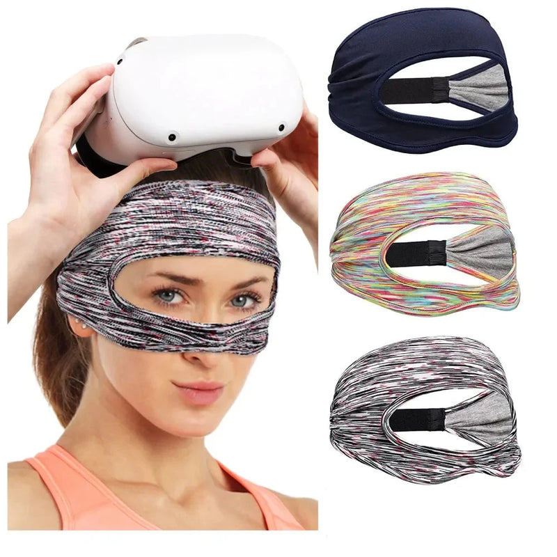 Capa de Máscara VR Respirável para Oculus Quest 2 – Sweat Band para Headsets de Realidade Virtual, Compatível com Pico 4 Vision Pro e Meta Quest 3