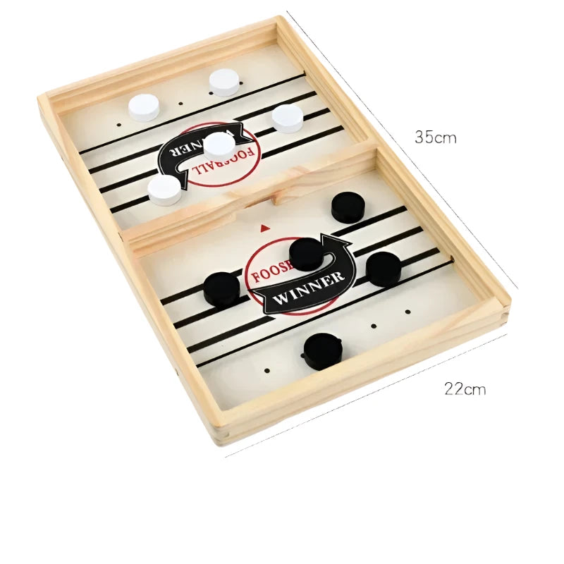 Brinquedo Jogo de Futebol de Mesa Foosball Winner Jogos Interativos para Crianças com Tabela de Hóquei Catapulta e Fast Sling Puck Board Jogos Mesa Presente Criança