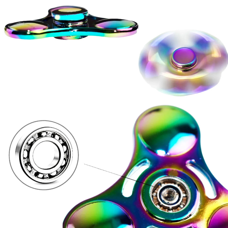 Brinquedo Spinner High Speed Precision Metal Fidget Spinner – Hand Spinner para EDC, ADHD e Ansiedade Brinquedo Colecionável Criança