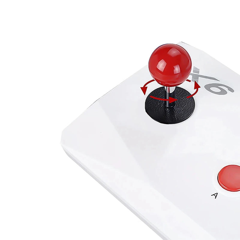 Console de TV Game Stick com Joystick Arcade – M8-X6, Built-in 20.000+ Jogos, Opções de 32G, 64G e 128G, Compatível com MAME, Sega, PS1, Atari