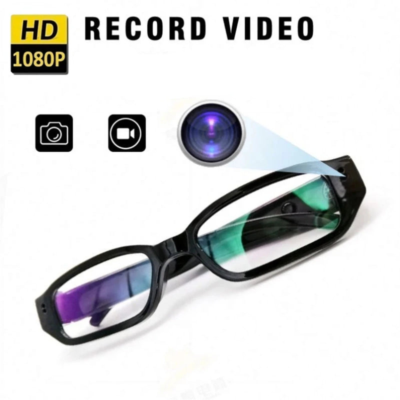 Óculos Portáteis com Câmera Esportiva e Smart Driving Bike Glasses HD 1080p VCR Camera Glasses Vídeo Gravação Processo de Conferência Condução Acessório