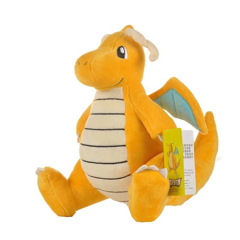 Brinquedo de Pelúcia Dragonite Pokémon Boneco Criança 25cm - Megalonania