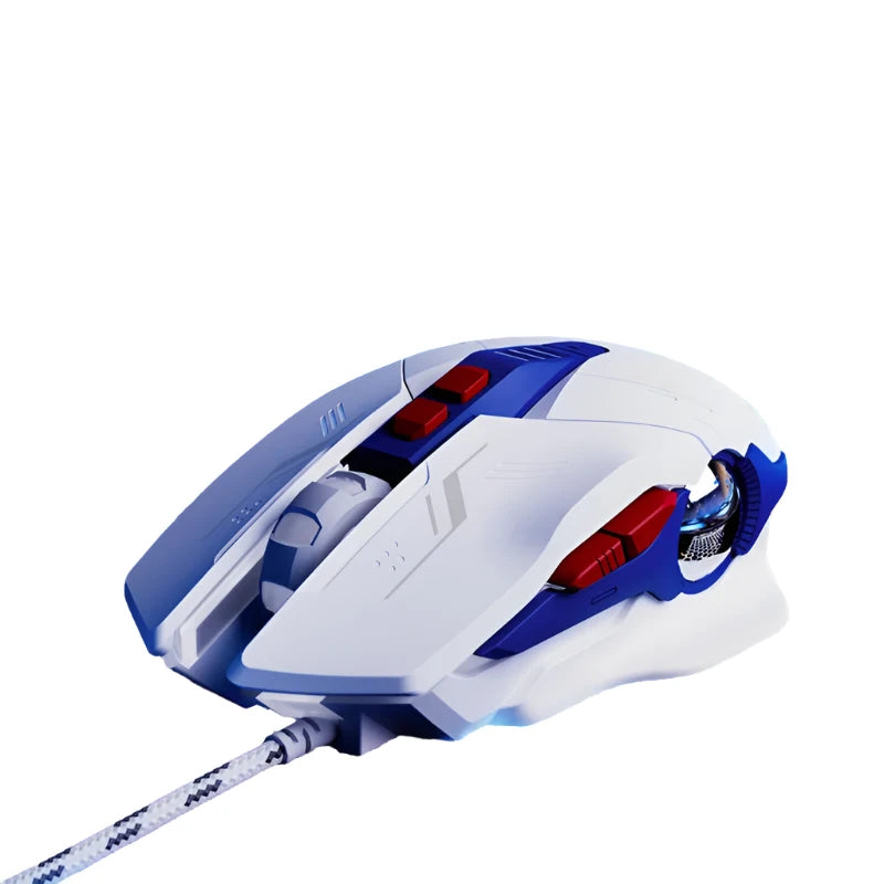 Mouse Gamer INPHIC-W9 Mouse Gaming com Fio 8800 DPI Ajustável e Ergonômico E-sports Respiração Macro Efeito de Iluminação PUBG CF LOL