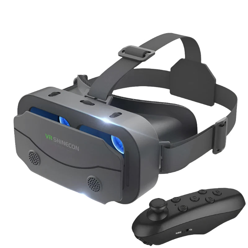 Óculos de Realidade Virtual VR Headset Inteligente com Lentes 3D para Smartphones e Acessório de Jogos Game Dispositivo Capacete Lentes 3D Óculos