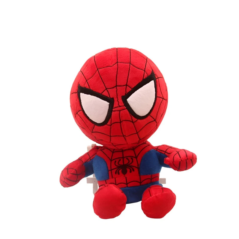 Brinquedos de Pelúcia Homem Aranha Marvel Filmes Super Heróis Boneco Presente Criança 27cm - Megalonania