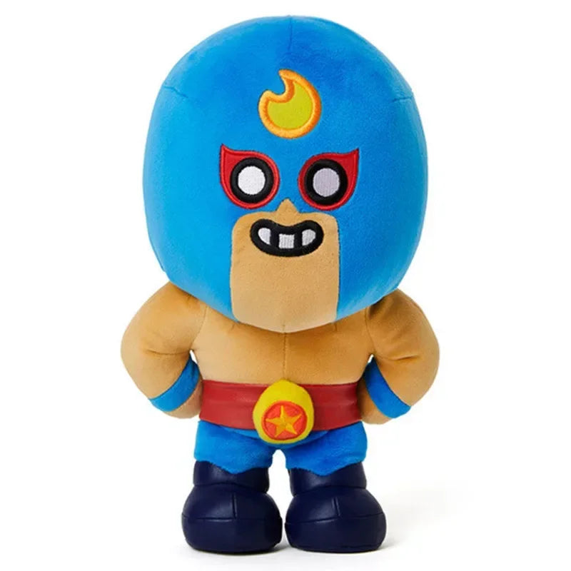 Brinquedo de Pelúcia El Primo Brawl Stars Boneco Macio Travesseiro 18cm Criança - Megalonania