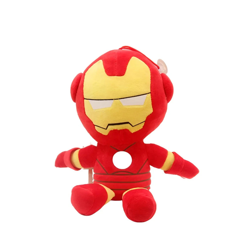 Brinquedos de Pelúcia Homem de Ferro Marvel Filmes Super Heróis Boneco Presente Criança 27cm - Megalonania