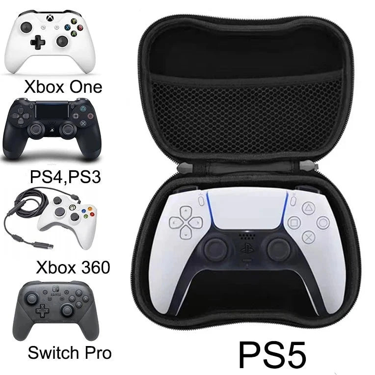 Case Controle Nintendo Switch Pro Dualsense Dualshock Sony PS5 PS4 PS3 Playstation PS 5 4 3 Xbox Series One S X Acessórios para Jogos Resistente Cores Crianças - Megalonania