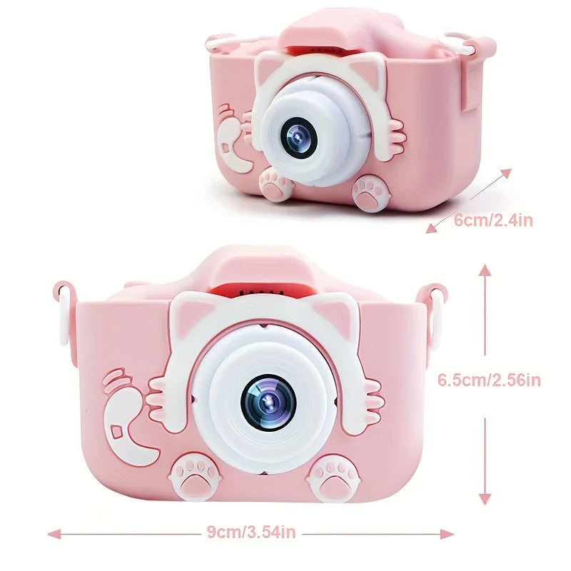 Mini Câmera Digital para Crianças Brinquedo para Meninos e Meninas  Câmera Infantil com Vídeo  Inclui Cartão SD de 32GB  Melhores Presentes de Aniversário Criança