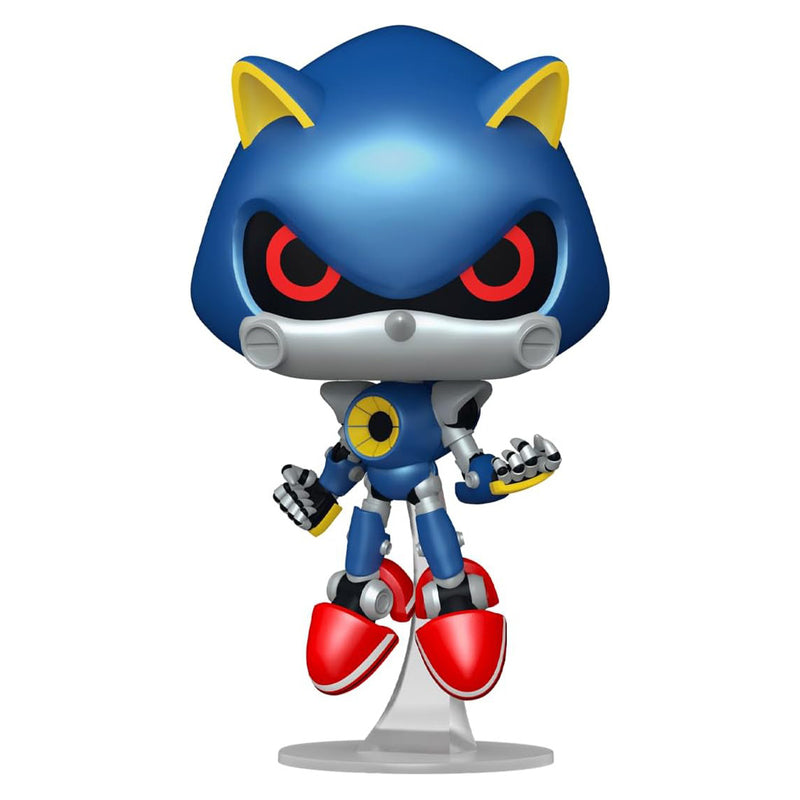 Boneco Funko POP Sonic Metal Sonic 916 Jogos Games Sega Brinquedo Colecionável Presente Coleção Criança