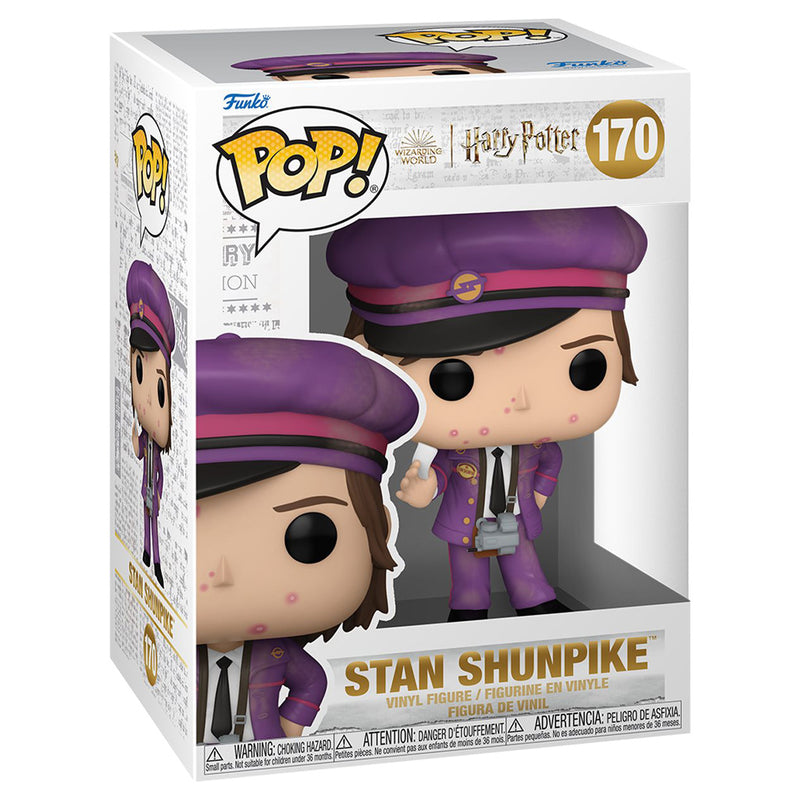 Boneco Funko POP Stan Shunpike 170 Move Harry Potter Brinquedo Colecionável Magia Presente Coleção Criança