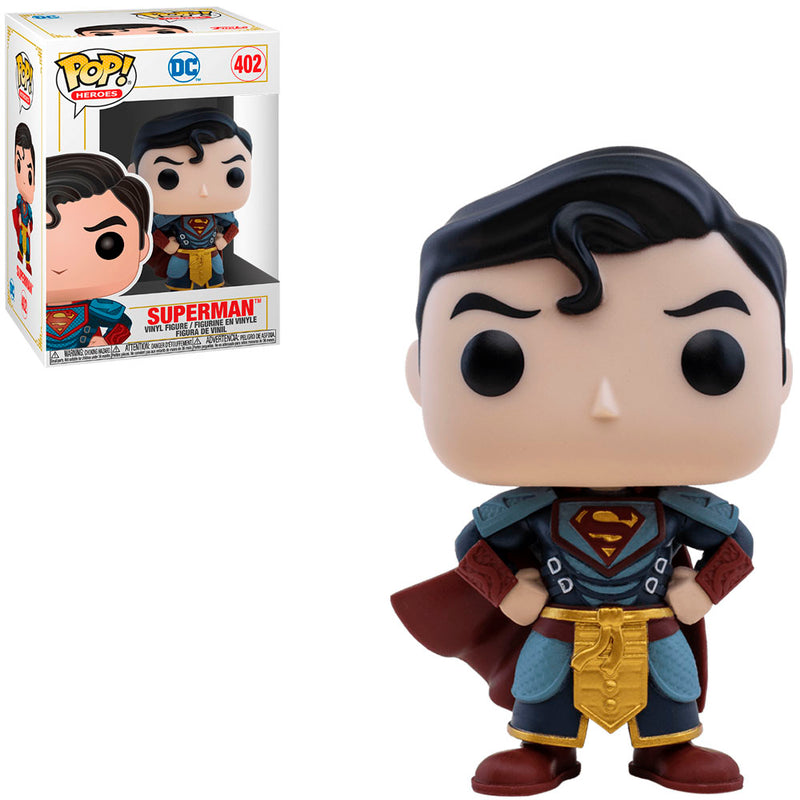 Boneco Funko POP Superman Palácio Imperial DC Comics Jogos Games Injustice Brinquedo Colecionável Coleção Criança