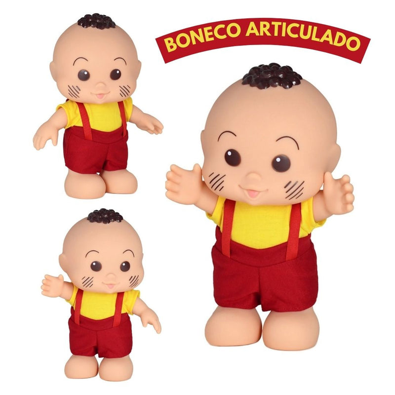 Boneco Cascão Iti Malia Turma da Mônica Infantil Criança Brinquedo Vinil Baby Blink