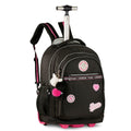 Mochila de Carrinho Mala Bolsa Rebecca Bonbon Preto Rosa Azul Fashion Juvenil Escolar Feminino Clio