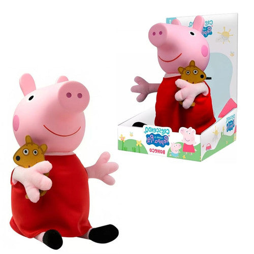 Boneca Peppa Pig Brinquedo Pernas e Braços Articulados Vinil Infantil Criança Novabrink