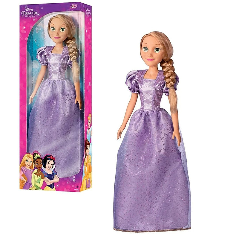 Boneca Rapunzel Disney Brinquedo Infantil Criança Articulada Novabrink