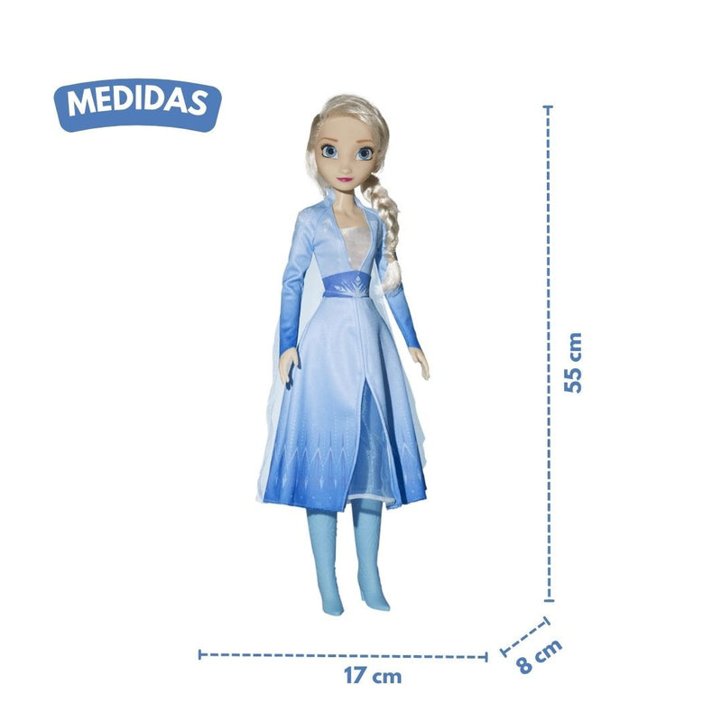 Boneca Elsa Mini My Size Brinquedo Frozen 2 Articulada Disney Grande Infantil Criança Novabrink