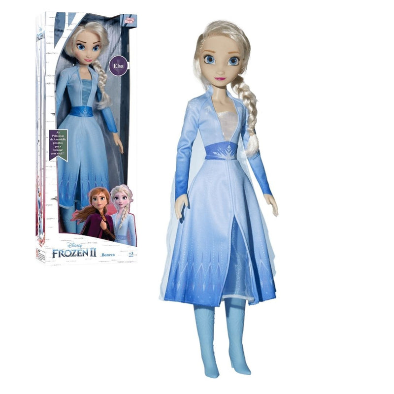 Boneca Elsa Mini My Size Brinquedo Frozen 2 Articulada Disney Grande Infantil Criança Novabrink