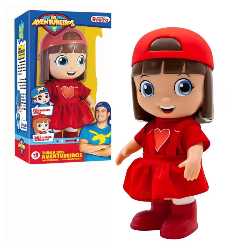 Boneca Aventureira Gi Neto Personagem Brinquedo Infantil Criança Novabrink