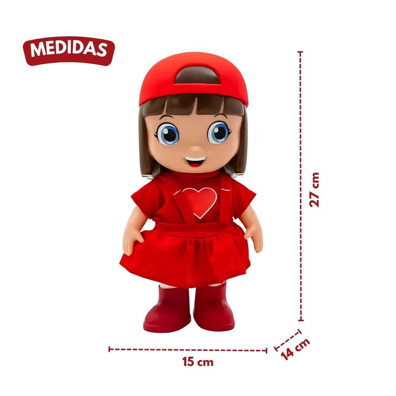 Boneca Aventureira Gi Neto Personagem Brinquedo Infantil Criança Novabrink