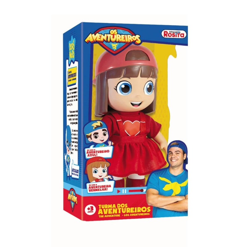 Boneca Aventureira Gi Neto Personagem Brinquedo Infantil Criança Novabrink