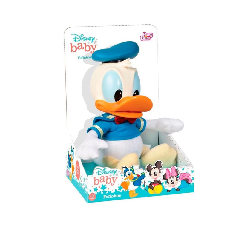 Boneco Pato Donald Fofinho Disney Brinquedo Infantil Crianças Novabrink