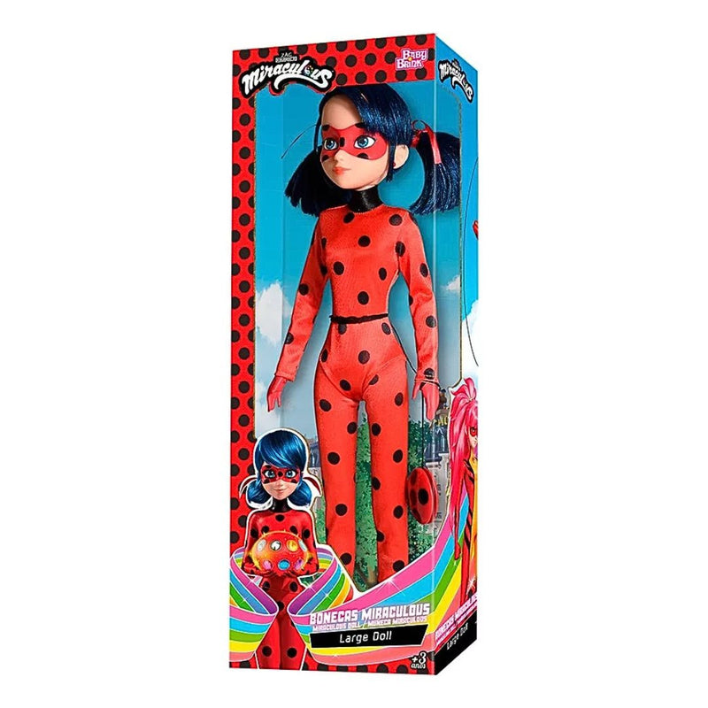 Miraculous Ladybug Large Doll 45cm ioiô Brinquedo Infantil Crianças Novabrink