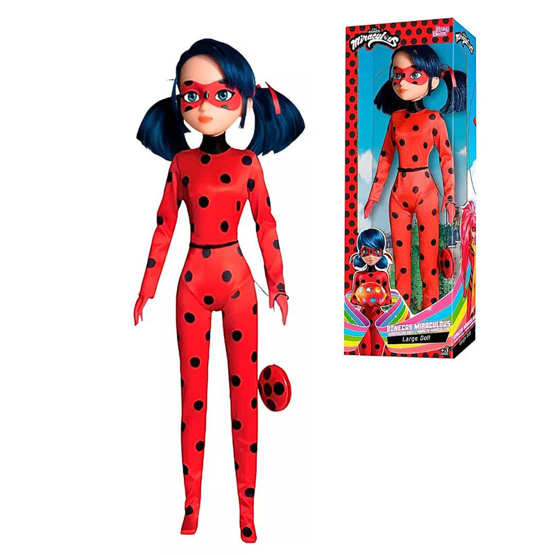 Miraculous Ladybug Large Doll 45cm ioiô Brinquedo Infantil Crianças Novabrink