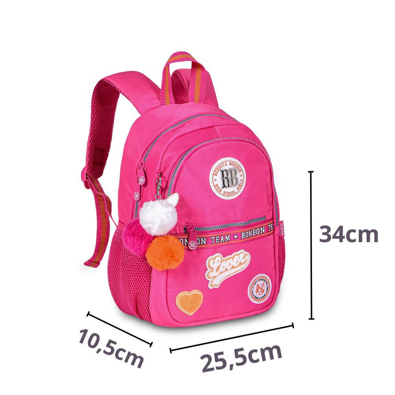 Mochila De Costas Mala Bolsa Mini Rebecca Bonbon Pequena Feminina Juvenil Colegial Meninas Clio