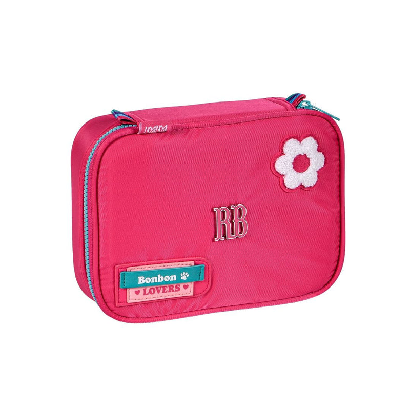 Estojo Box Rebecca Bonbon Azul Rosa Preto Feminino Meninas Juvenil Fashion Clio