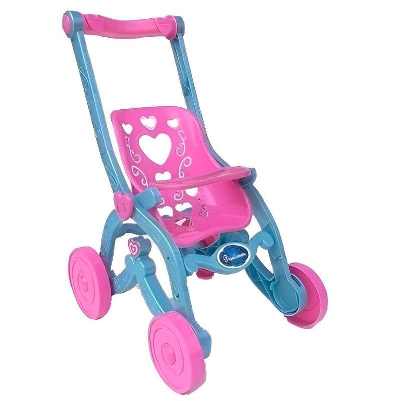 Carrinho Brinquedo Boneca Bebe Reborn Baby Car Princesas Florzinha Brinquemix Infantil