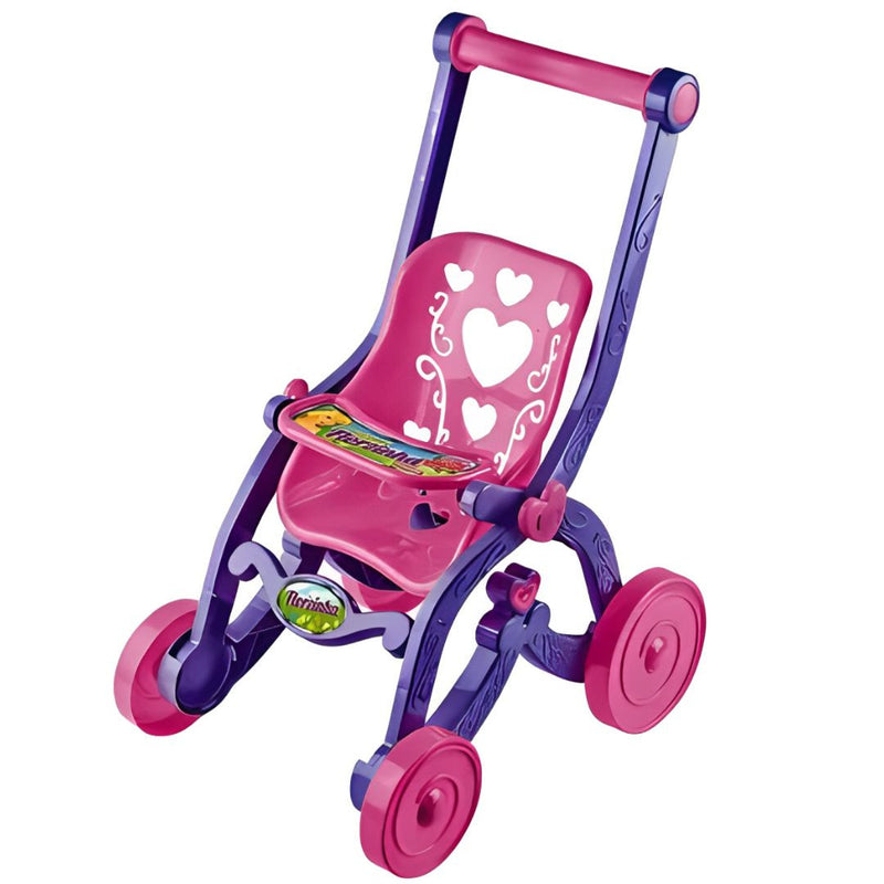 Carrinho Brinquedo Boneca Bebe Reborn Baby Car Princesas Florzinha Brinquemix Infantil