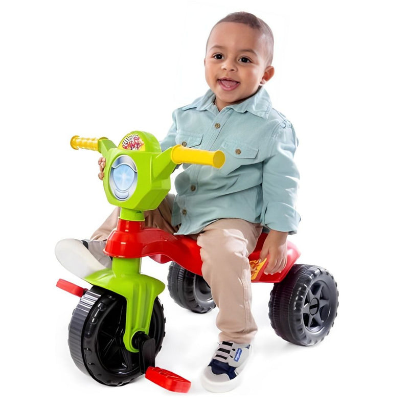 Brinquedo Carrinho de Passeio Pedal infantil Kemotoca Verde Vermelha Corrida Kendy