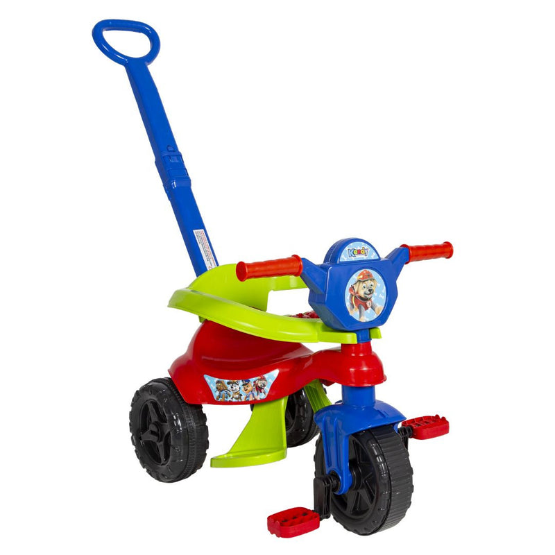 Brinquedo Carrinho de Passeio Infantil Kemotoca Baby Dog Vermelha Masculino Triciclo Kendy