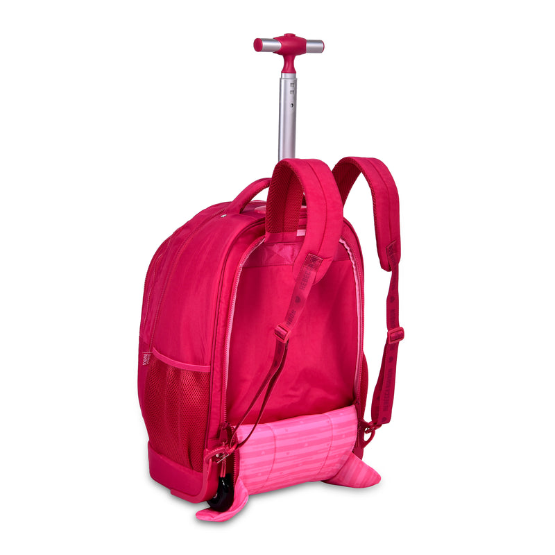 Mochila de Carrinho Mala Bolsa Preto Rosa Lilás Rebecca Bonbon Fashion Meninas Clio