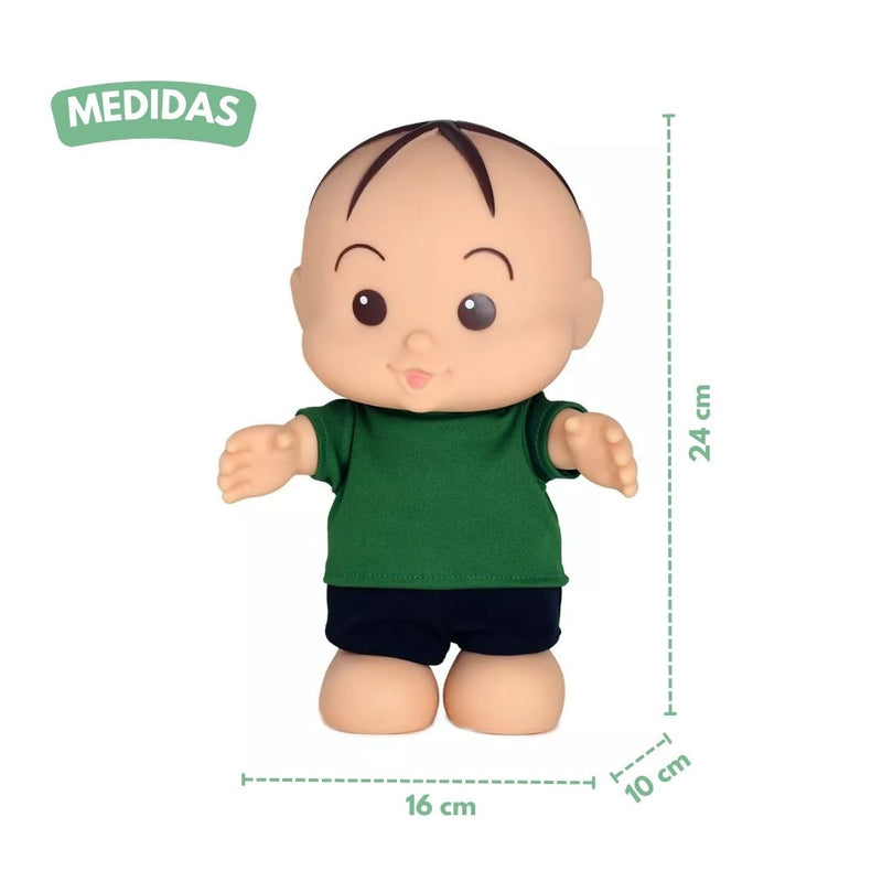 Boneco Cebolinha Iti Malia Turma Da Mônica Baby Brink 1021 Figura De Ação Baby Brink