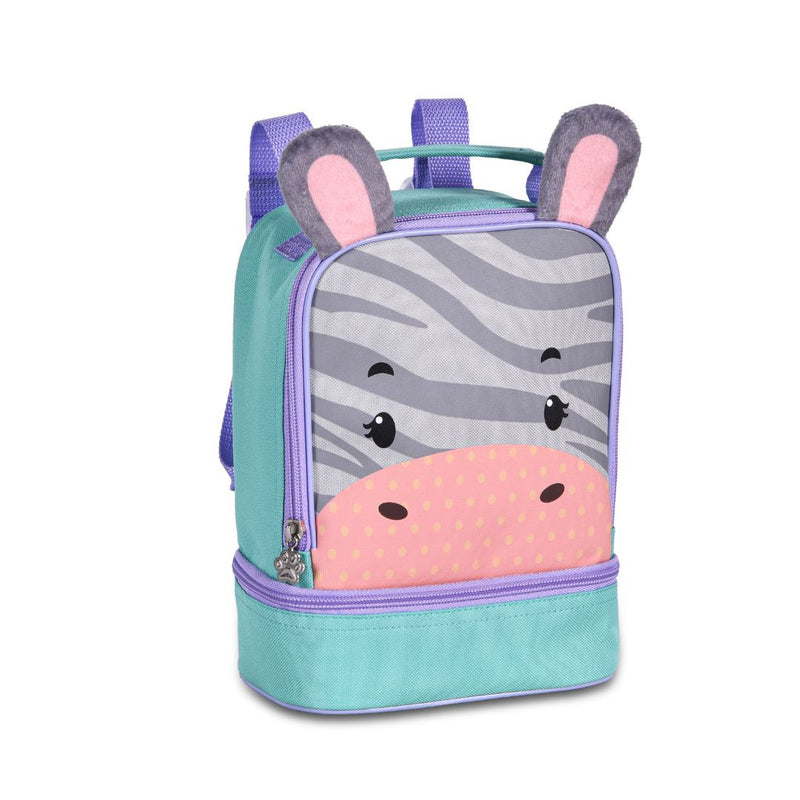 Lancheira Térmica Girafa Zebra Gatinha Duas Alças Lanchinho Escolar Infantil Clio