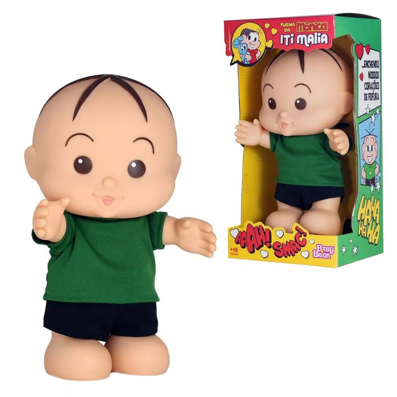 Boneco Cebolinha Iti Malia Turma Da Mônica Baby Brink 1021 Figura De Ação Baby Brink