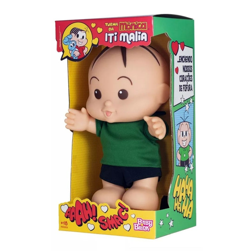 Boneco Cebolinha Iti Malia Turma Da Mônica Baby Brink 1021 Figura De Ação Baby Brink