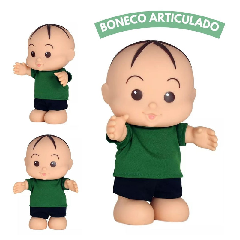 Boneco Cebolinha Iti Malia Turma Da Mônica Baby Brink 1021 Figura De Ação Baby Brink