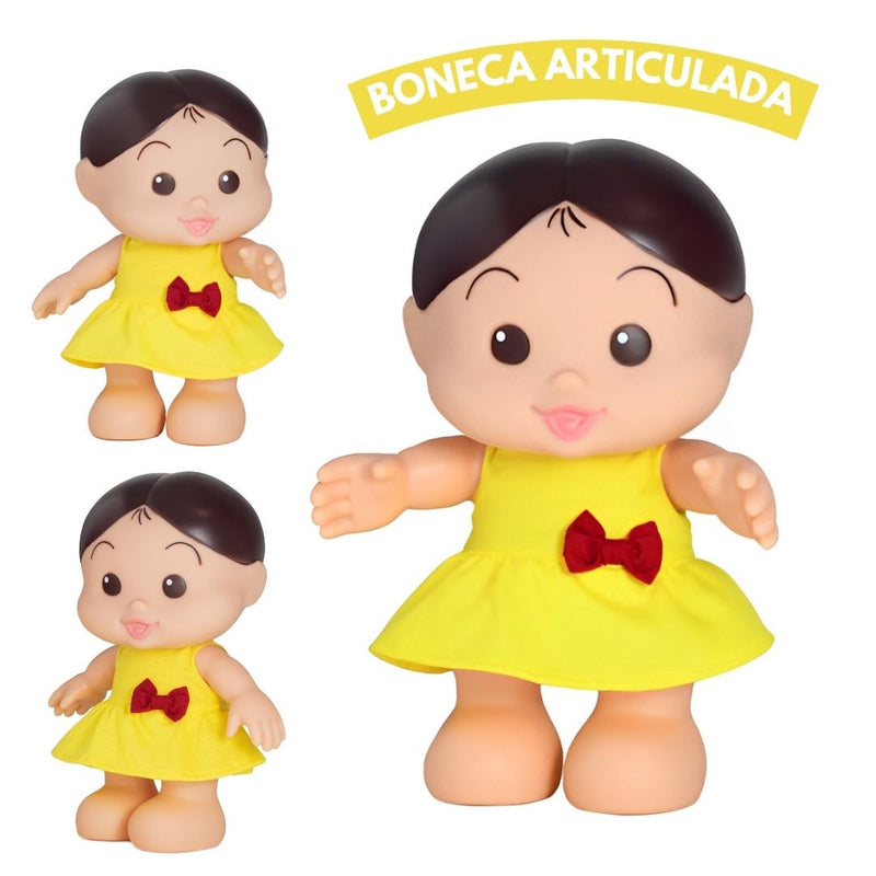 Boneca Magali Turma Da Mônica Infantil Criança Iti Malia Baby Brink Original