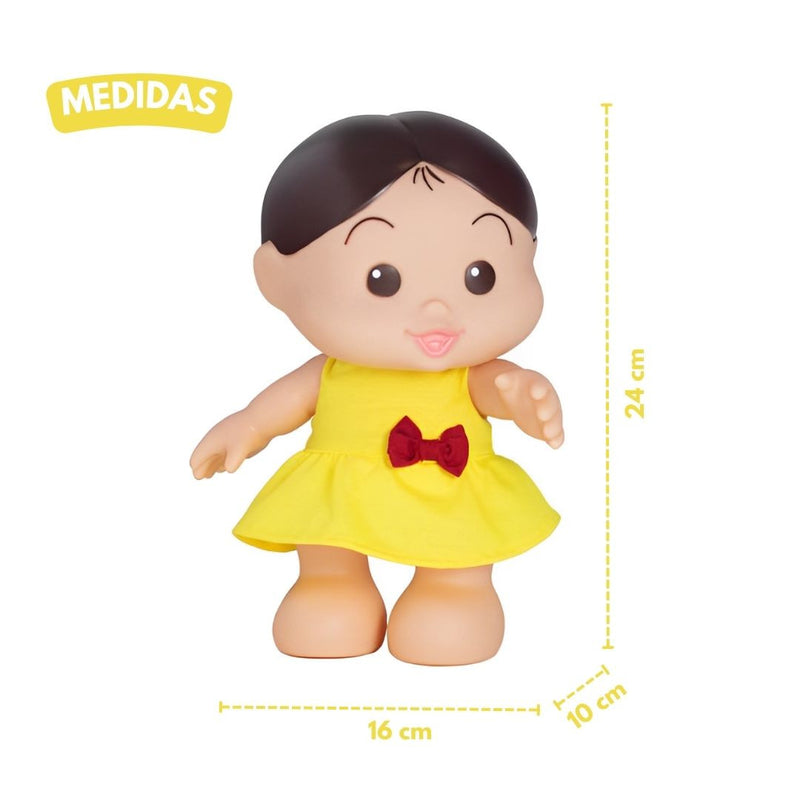 Boneca Magali Turma Da Mônica Infantil Criança Iti Malia Baby Brink Original