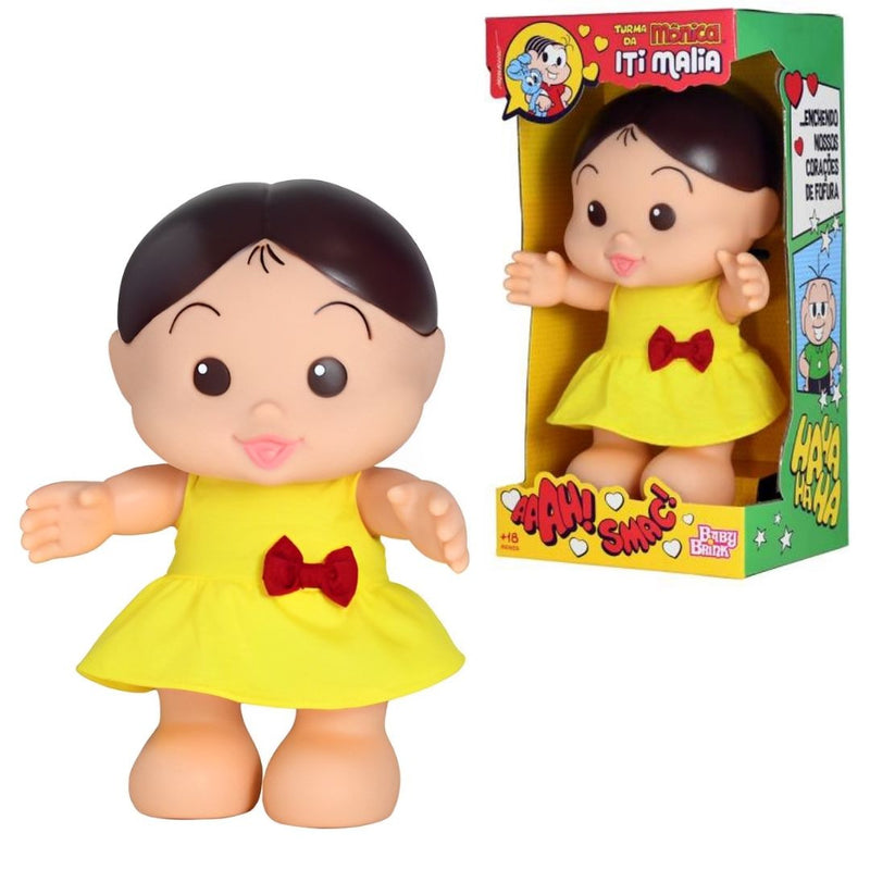 Boneca Magali Turma Da Mônica Infantil Criança Iti Malia Baby Brink Original