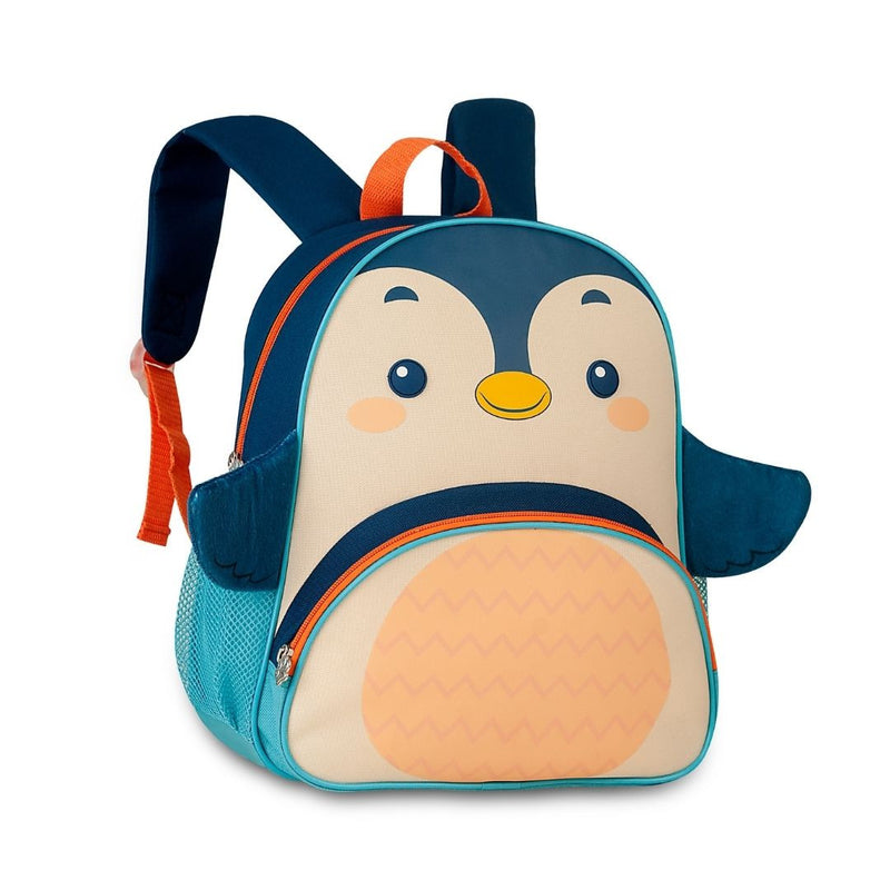 Mochila de Costas Mala Bolsa Tubarão Pinguim PIntinho Escolar Infantil Masculino Clio