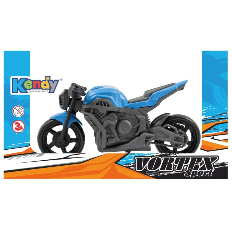 Brinquedo de Moto Vortex Sport Verde Vermelho Azul Laranja Masculino Infantil Kendy