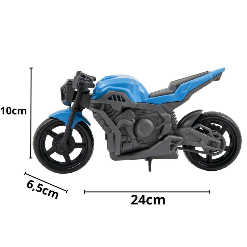 Brinquedo de Moto Vortex Sport Verde Vermelho Azul Laranja Masculino Infantil Kendy