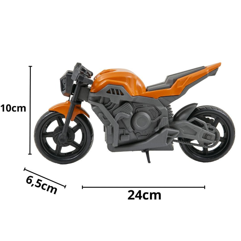 Brinquedo de Moto Vortex Sport Verde Vermelho Azul Laranja Masculino Infantil Kendy